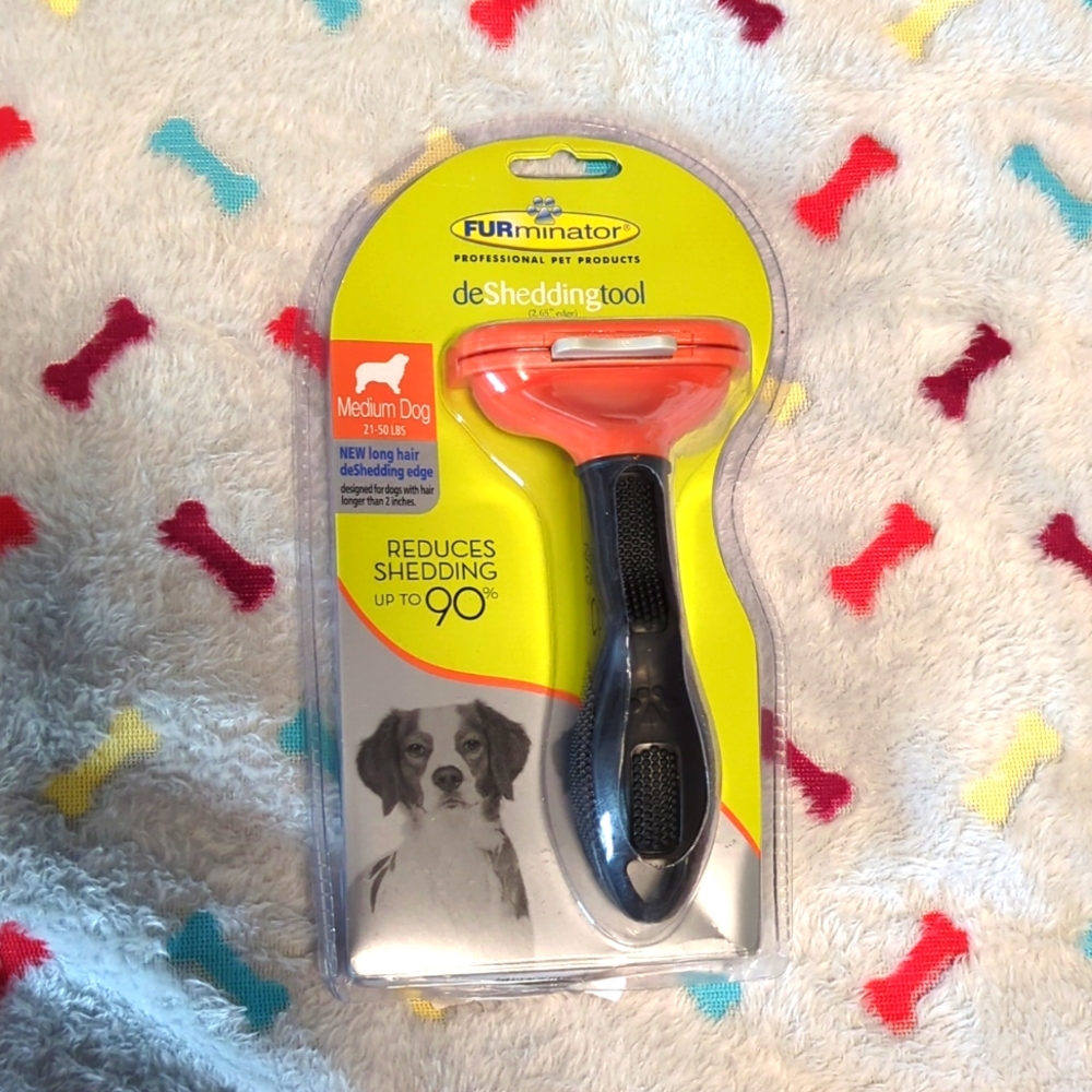 Furminator medium dog brush